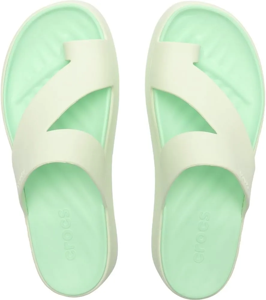 Crocs Women's Getaway Toe Loop Platform Sandals, LiteRide Comfort