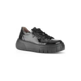 Gabor Womens 53.220.97 Shoe Black Patent