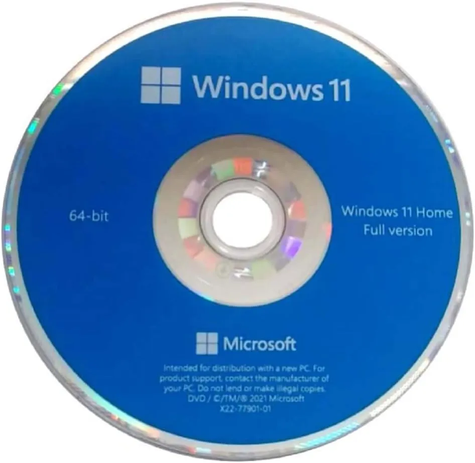 Microsoft System Builder | Windws 11 Home | Intended use for new systems | Install on a new PC | Branded by Microsoft