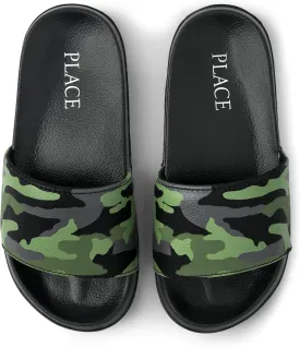The Children's Place Boy's Everyday Slip on Slide Sandals